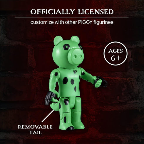 PIGGY Dinopiggy Articulated Buildable Action Figure Toy - Series 1 Collectible Action Figure