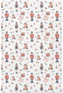 SDMKA Christmas Soldier Crib Sheets for Boys Girls - Portable Microfiber Fitted Crib