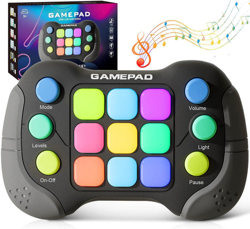 Christmas Fast Push Game Fidget Toys Handle, Upgraded Flashing Quick Press Games