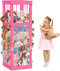 Stuffed Animal Zoo Wood, Large Stuffed Animal Storage Plushies Storage, Pink Toy
