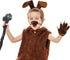 Syhood Puppy Dog Costume Set with Ears Headband, Bowtie, Nose, Tail, and Paw Gloves for Halloween Carnival