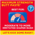 2 oz Boudreauxs Butt Paste Max Strength Diaper Rash Cream for Baby, Ointment With Zinc Oxide, Tube