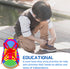 ZAKVOOR Shoelace Threading Teaching Toys, Learn to Tie Shoelaces Educational Rope for Kindergarten