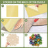 200 11.2'' 11' Mys Aurora Succulent Wooden Puzzles for Adults, Piece Unique Shaped Wood Jigsaw Puzzles for Adults