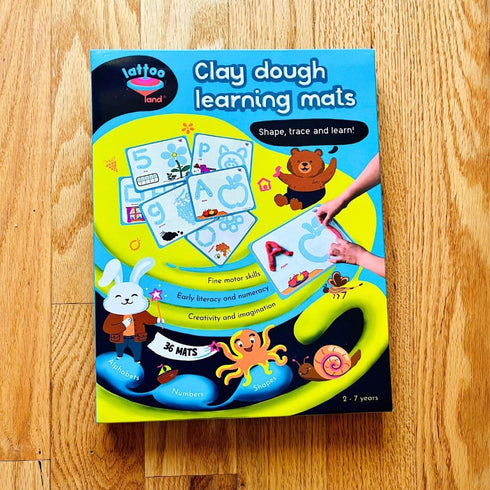 36 2, 3, 4, 5 Alphabet & Number Playdough Mat for Letter Tracing | Activity Card for Clay, Playdoh, Marker | Learn