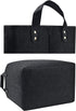 GUOZI Storage Basket, Collapsible Rectangular Felt Storage Bins with PU Handles, Large Laundry Basket Storage Solution