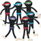 ArtCreativity Bendable Ninja Figures, Set of 12, Bendable Ninja Toys for Kids,