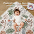 71"x59" Tummy Bunnikins & Clover Baby Mats for Floor, Thicken Soft Play Mat, Foldable and Non Slip One-Piece Crawling