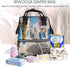 KHIRY Backpack Mummy Backpack Diaper Bag Nappy Baby Bag Black and white tiger Multifunction Changing Bags for Travel