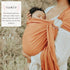 Adjustable Brown Baby Ring Sling Carrier - Soft and Breathable