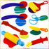 9 Set Dough Play Tool Kit for Kids, PCS Basic Dough Starter with Pizza Cutter, Safety Scissors, Rolling Pin, Roller