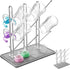 NiHome Baby Bottle Drying Rack with Diatomite Base & Stainless Steel Frame,