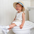 No-Pinch One Proud Toddler Premium Travel Potty Seat Compact, Non-Slip, Made in USA Seat, Locking Hinges, Easy