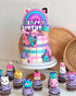 Dollhouse Birthday Cake Topper Girls Doll House Party Decorations