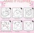Cat Plush Cute Stuffed Animals - Soft Birthday Gift Cat Plushie Pillow for Kids, Boys, Girls, 8 inch Pink