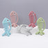 3D Fish Teething Toys for Babies 0-6 Months, 100% Silicone Teether Ring for Teething Relief (Pink)-Bebe