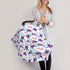 Sanghing Sea Turtle Ocean Coastal Baby Stuff Car Seat Cover,Nursing Cover for Mom Breathable Stroller Cover Multi-Use
