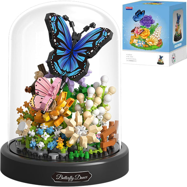 Flower Bouquet Building Set for Adults - Mini Plant Bonsai Tree Friend Set, Home Decor Gift for Kids, Birthday Gift for