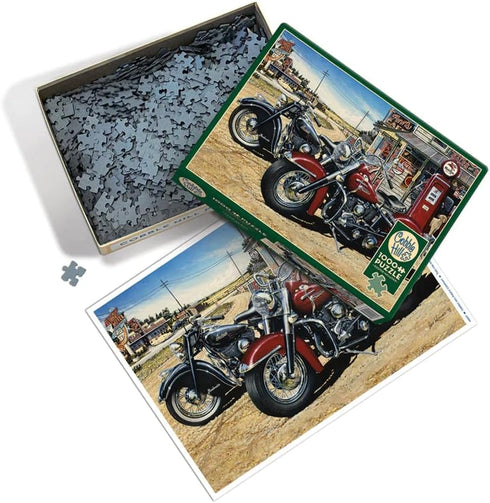 Cobble Hill 1000 Piece Puzzle - Two for The Road - Includes Sample Poster