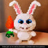 Rabbit Micro Building Blocks Set, 5200pcs Big Wild Animals Mini 3D Toy Brick Safari Gift for Ages 6+
