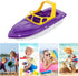 TOYANDONA Fishing Plastic Bathtub Toy, Funny Pool Playthings for Toddler Speedboat Beach Baby