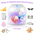 99.99% 3 Qualirey Portable Pacifier Disinfection, Mini UV Light Disinfection, Disinfection in Mins, USB Rechargeable