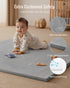 50x50 Blissful Diary Ultra Soft Baby Play Mat, Floor Mat with Removable & Washable Slip-On Cover for Babies