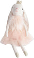 MON AMI Princess Bunny Stuffed Doll, 18", Soft Plush Animal Doll for Kids, Use as Toy or Room Décor