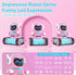 Programming, 3-8 ALLCELE LED RC Robot Toys for Girls with Music, Demo and LED Function, Remote Control Robot Toy, Gift