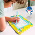 Lollipop Baby Shark Magnetic Drawing Board with Stylus & 3 Stamps for Boys or Girls (Blue)