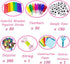 Set 4 5 6 7 8 VLUSSO Arts and Crafts Supplies for Kids DIY Craft Kits Art Supplies Materials Kids Crafts with Pipe
