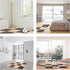 12 0.6" 12 (11.8", pcs Thickened Plush Interlocking Floor Mat Thick- Fluffy Square Tiles with Edgings Soft Anti-Slip