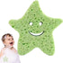 GLANSI Baby Bath Sponge for Bathing - Cute Shower Brush Dead Skin Remover | Natural Bath Sponges for infaants | Baby