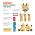 4ft Wooden Growth Chart for Kids Wall Height Chart for Children, Easy Install No Tools Needed, Track Height Up