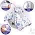 Cozy Baby Carseat Seat Cover Girls, Winter Carseat Canopy, & Warm Cover with Zipper Peep Windows, Infant Minky Carrier