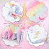 Sets Set 4 Set Toddler Bedding for Girls, Unicorn Toddler Crib Bedding Piece Pink Floral Toddler Comforter Includes