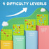 Brain Stem Activity Logic Kits, Board Teaser Games & Puzzles with 200+ Challenges, Educational Learning Maze Games for