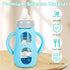 9oz,Anti 3 Pack Silicone Sleeves with Handles for Mam Glass Baby Bottles Breakage Baby Bottle Holder with Handles