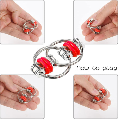 Marble Mesh Fidget Toys Set, 8 Pcs Sensory Fidget Toys for Adults, Anti-Stress Toys for Teens Boys & Girls