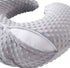Plush Dot Nursing Pillow Cover - Gray Breastfeeding Slipcover