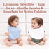 10-Pack Soft Absorbent Baby Bibs - Adjustable Snaps for Infants and Toddlers in Solid Colors