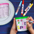 28 16 12 Meanplan Pcs Spring Crafts Spring DIY Flower Pots Paint Your Own Ornament Kit DIY Craft Pot Colorful Markers