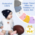 6 Pcs Baby Bibs with Snaps, 20 x 16 Inch Unisex Toddler Bibs for Feeding, Adjustable Soft Bib for Drooling