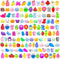 200Pcs Mochi Squishy Toys, Kawaii Squishies, Mini Fidget Toys Bulk for Kids,