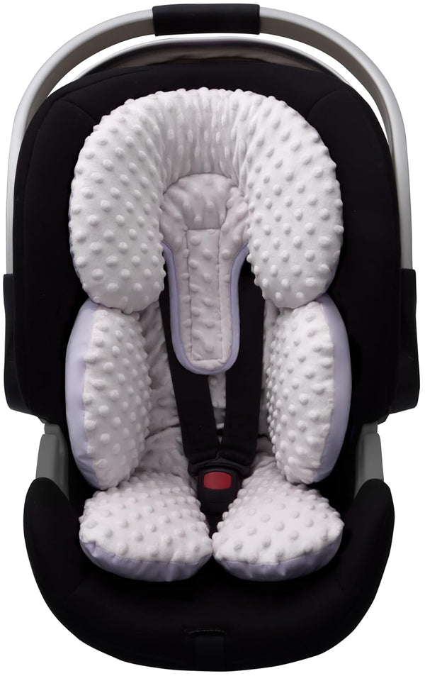 Pro Goleem Infant Car Seat Head Neck Body Support, Ultra-Soft Minky and