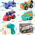 DICROON Set 3+, Take-Apart Electric Building Toys Car, Toddler & Kids Tool with Motor & Electric Drill, STEM