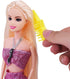 Princess Mermaid Dolls Playset, 12" Fashion Dress Doll with 4" Little Mermaid Seahorse Figurine and Accessories
