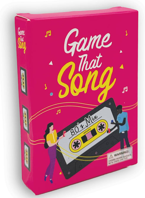80's Mix Expansion - 50 New Cards for Music Card Game, Fun for Family, Adults, and Teens