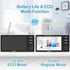 Blemil 5.5" 4000mAh Baby Monitor, HD Split-Screen with Battery, Panoramic Zoom Video Baby Monitor with Camera
