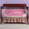 Mesh Bed Rail for Toddler Beds and Convertible Cribs Pink